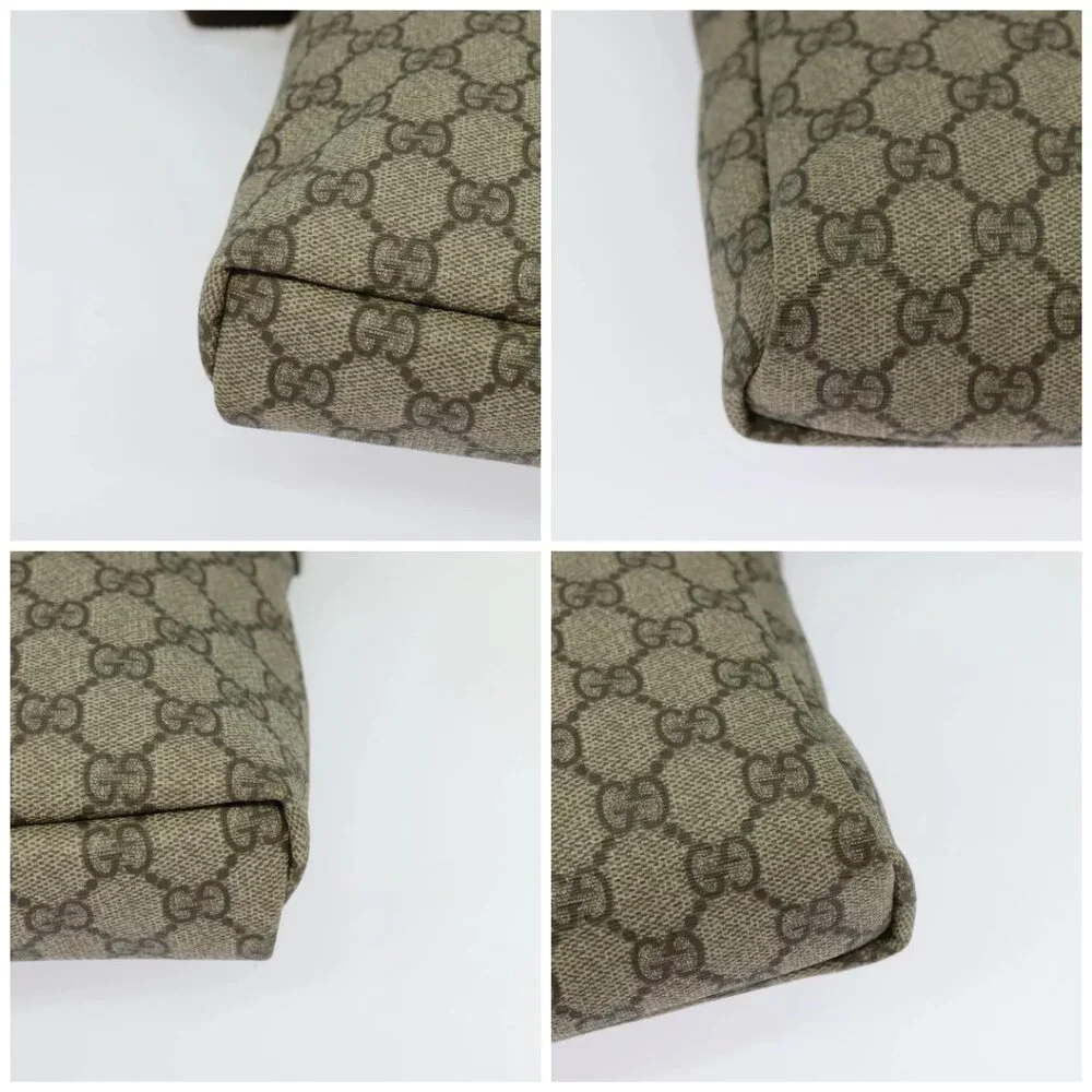 GUCCI GG Supreme Shoulder Bag PVC Beige Silver 223666 Auth ep10605 - Picture 14 of 16